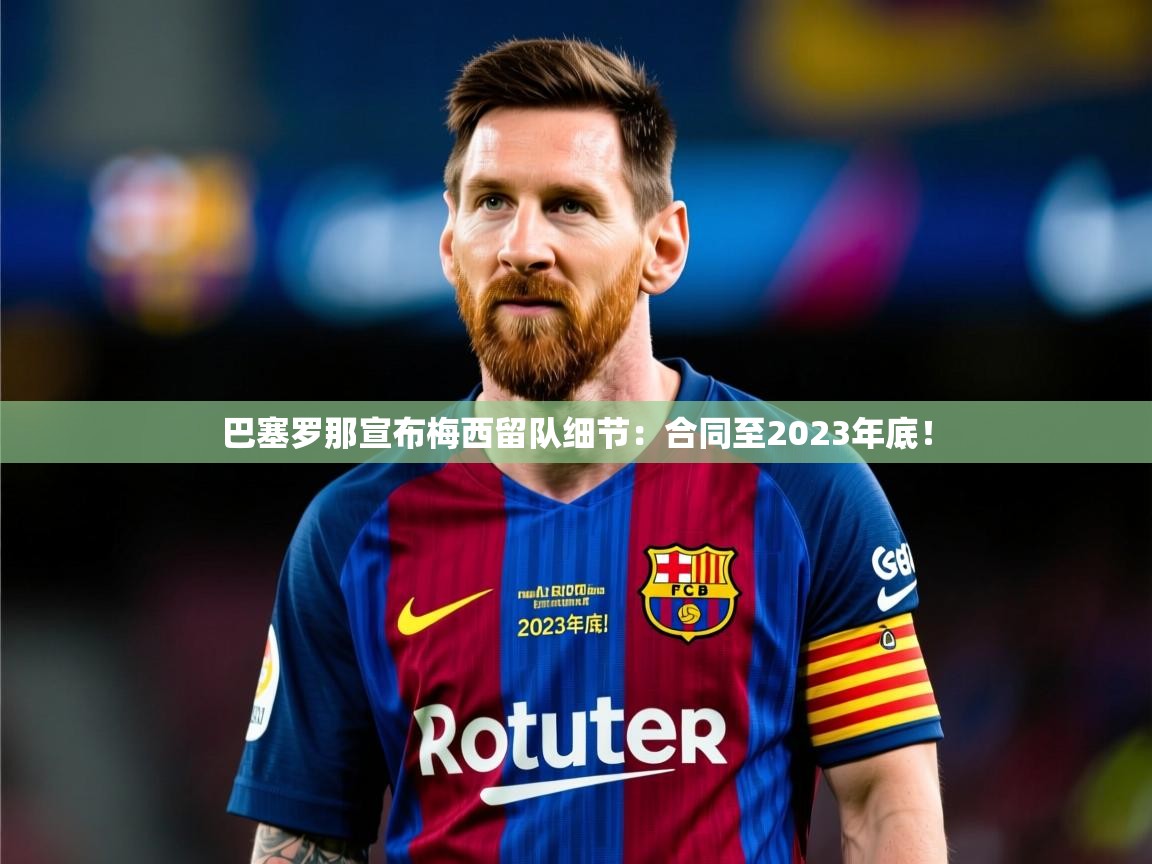 2025九游娱乐入口官网巴塞罗那宣布梅西留队细节：合同至2023年底！  第3张